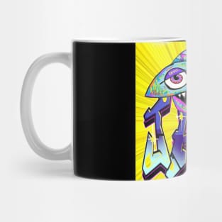 Jaws Yellow Shark Cartoon Mug